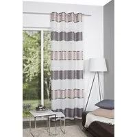 HOME WOHNIDEEN Vorhang WALTER (1 St), Ösen, blickdicht, Ösenschal WALTER Querstreifen