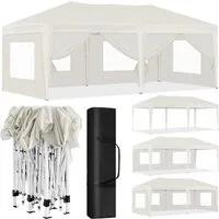 EUGAD Pavillon, mit 6 Seitenteilen, 6 Seitenwände, mit Fenster Reißverschlüsse, wasserdicht Winterfest
