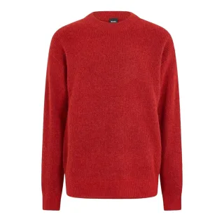 Boss - Pullover Top für Herren, Rundhalsausschnitt (Rot)