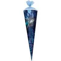Herlitz Schultüte Herlitz Schultüte / Zuckertüte / 85cm / eckig / "Hai"