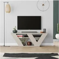 Decortie TV-Schrank Pipralla Moderner TV-Ständer Multimedia Mit Einlegeböden, 110 x 30 x 40 cm