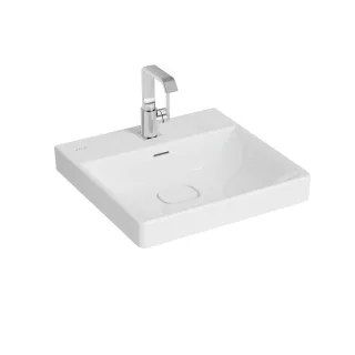 VitrA New Metropole Waschtisch wandgebunden rechteckig 50 x 47 cm mit Hahnloch,7525B403-7210 7525B403-7210