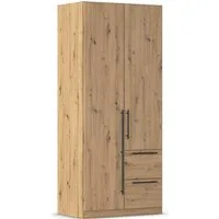 OTTO home Kleiderschrank Mehrzweckschrank Aktenschrank Möbel Mietswohnung Schlafzimmer AVOLA (3 verschiedene Ausstattungen BASIC/CLASSIC/PREMIUM (inkl. SOFT-CLOSE) mit hochwertigen Stangengriffen aus Metall in Schwarz MADE IN GERMANY