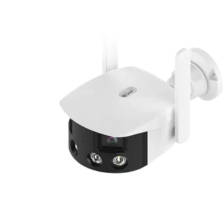 2K 4MP Dual Lens Panoramic WIFI Camera RJ-45 180° Wide Viewing Angle AI Human Detection IR Color Night Vision Two-way Au