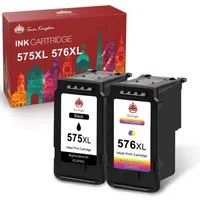 Toner Kingdom 2er-pack CANON PG-575 576 XXL Patronen Tintenpatrone (für Pixma TR4750i TR4751i TS3550i TS3551i)
