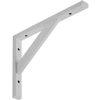 SO-TECH® Wandregalhalter Schwerlastkonsole Schwerlastwinkel Regalwinkel Wandkonsole, 1-tlg., Stahl, Tragkraft 75 kg / Paar, 295 x 215 mm weiß