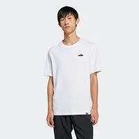 adidas Sportswear T-Shirt LOUNGE SLIDE GRAPHIC mit adidas Badeschlappen-Grafik, weiche Baumwolle