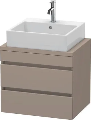 Duravit DuraStyle Konsolenwaschtischunterbau wandhängend Basalt Matt 600x478x512 mm - DS530504343 DS530504343