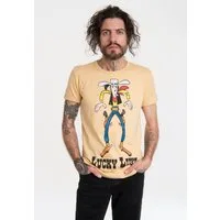 LOGOSHIRT T-Shirt Lucky Luke mit coolem Western-Print