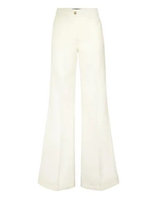 Wool Marine Low Waist Trousers