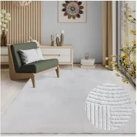 the carpet Teppich Rio, rechteckig, Höhe: 8 mm, weicher Wohnzimmer Teppich rutschfest 3D-Optik