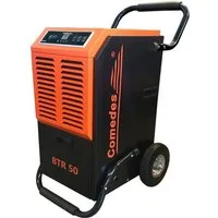 Comedes Bautrockner Luftentfeuchter BTR 50, für 115 m³ Räume, Entfeuchtung 51,00 l/Tag, Tank 5,50 l