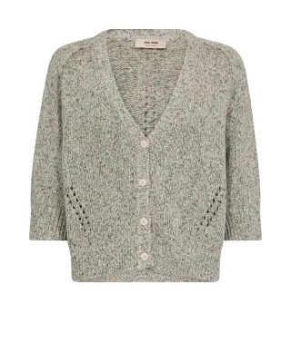 MOS MOSH - MMLizet Camelot Knit Cardigan turf green - Gr. - XL