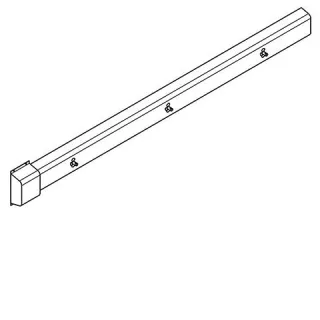 KWC Aquarotter Armatureneinheit, Edst., W.-Mont., 3 Waschplätze, 2140 mm, Wasser hi. li, 2030068775 2030068775