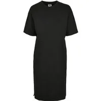 URBAN CLASSICS A-Linien-Kleid Urban Classics Damen Ladies Organic Oversized Slit Tee Dress (1-tlg)