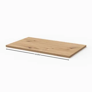 Sanipa 3way Abdeckplatte, Eiche Natural-Touch, AP10685 AP10685