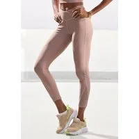 LASCANA ACTIVE Funktionsleggings Sportleggings mit V-förmigen Bündchen in Leo-Optik
