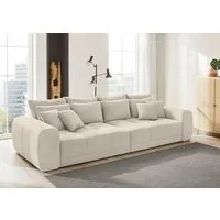 Jockenhöfer Gruppe Big-Sofa Moldau, B. 306 cm, mit Federkernpolsterung, Liegefläche 120x240 cm, Mega-Sofa, mit 4 Zierkissen & Federkern