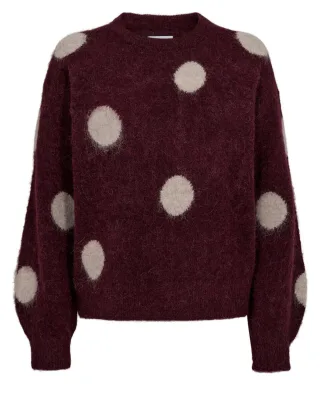 Nümph - Pullover - Nusuri rot - Gr. - XS