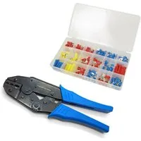 ARLI Crimpzange ARLI Handcrimpzange 0,5 - 6 mm² + Kabelschuhe Sortiment 175 teilig Set