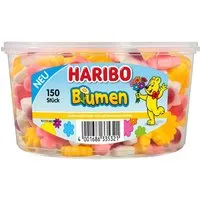HARIBO Süßigkeit, Haribo Bunte Blumen Fruchtgummi Blumen mit Konfektfüllung 1020g