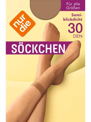 NUR DIE Damen Söckchen 30 DEN