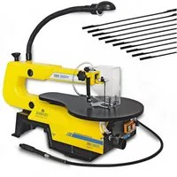 BAMATO Dekupiersäge DEK-1600V, 1-St., 10 Stiftsägeblätter, flexible Welle mit Bohrfutter, Pendelhubsäge
