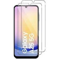 SmartUP Displayschutzglas 2X Schutzglas für Samsung Galaxy A25 5G Panzerfolie Display Full 9H für Für Samsung Galaxy A25 5G, kompletter Displayschutz