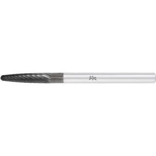 PFERD TOOLS Hartmetall Hochleistungsfrässtift Rundbogen RBF Ø 03x13mm Schaft-Ø 3mm Z5 HICOAT beschichtet universal fein - 21218154