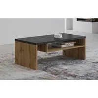 OTTO home Couchtisch Cross, Breite 120 cm, moderner Sofatisch für Wohnzimmer, Tisch mit offenem Fachboden