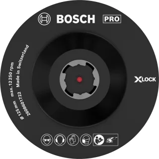 Bosch PRO X-LOCK Stützteller, mit Klettverschluss - 2608601722