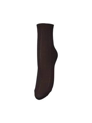 beck söndergaard - Feinstrick-Socken mit zartem Lochmuster braun - Gr. - 41