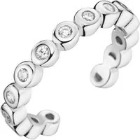 Firetti Ohrklemme Schmuck Geschenk Silber 925 Ear Cuff, mit Zirkonia (synth)