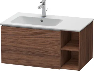 Duravit L-Cube Waschtischunterbau wandhängend Nussbaum dunkel Matt 820x481x400 mm - LC619102121 LC619102121