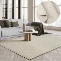 the carpet Teppich Premium Wool, rechteckig, Wool Handweb-Teppich Naturfaser Wollteppich