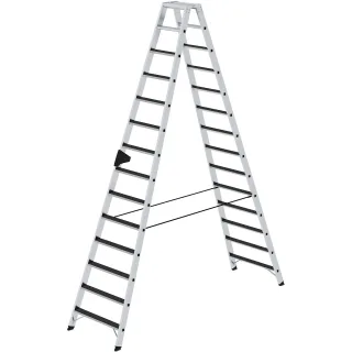 Munk Stufen-Stehleiter beidseitig begehbar mit clip-step R13 - 041647