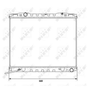 NRF Motork?hler gel?tet Kia Sorento 1 JC 2,4 53365