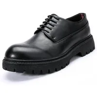 Allthemen Schnürschuh Klassische Herren Derbyschuhe mit dicker Sohle Vintage Schnürschuhe