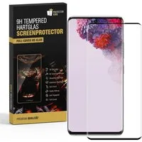 Protectorking Schutzfolie 2x 9H Panzerglas für Samsung Galaxy S20 FULL CURVED Schutzfolie Schutz, (2-Stück), Displayschutzglas, Schutzglas Echtglas Tempered 9H Härte HD-KLAR