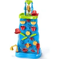 TEMI Wasserspieltisch Wasserfall Wasserspieltisch für Kinder mit Zubehör, (Set, 1-tlg., vertikal), Wasserpferdewand