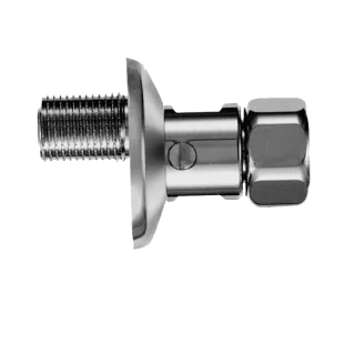 KWC Wandanschluss 3/4x3/4 L40 exz 7.5mm, absperrbar chromeline(ab3/18) 538000