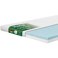 Dreamstar, Topper Duo Matratzentopper, H2/H3, mit Gel-Memory und Komfortschicht, 7 cm hoch, rutschfest, Bezug waschbar - für Matratzen und Boxspringbetten