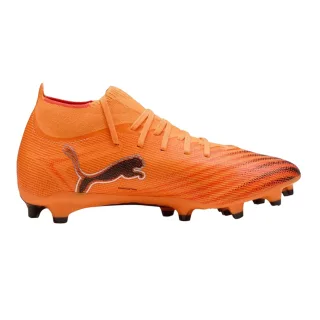 Puma - "Ultra Match+" Fußballschuhe mit festem Boden für Damen (Orange/Schwarz)
