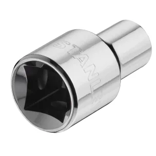 STANLEY 1/2 Zoll 6-Kant Stecknuss 9 mm mit MaxiDrive-Profil - STMT86509-0