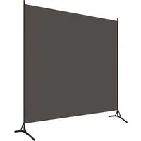 vidaXL Paravent, Raumteiler Anthrazit 175x180 cm Stoff