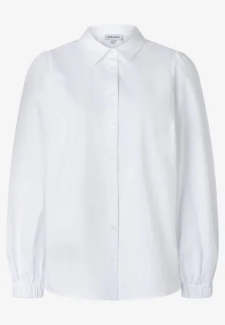 MORE & MORE - Bluse mit weiten Ärmeln weiß - Gr. - 38