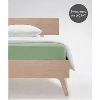 fleuresse Spannbettlaken Comfort, Jersey-Elasthan, Gummizug: rundum, (1 Stück), langlebig & bügelfrei,Perfekte Passform durch POWER-STRETCH