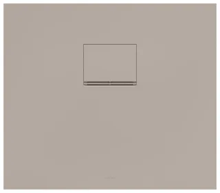 Villeroy & Boch Duschwanne Squaro Infinity 800x700x40mm, flächenbündig Einbau Antirutsch Almond UDQ8070SQI2IVAL