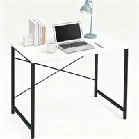 DUMOS Schreibtisch Kleiner Computertisch,stabil, platzsparend, Homeoffice Tisch (1 × Schreibtisch), Größe: 50 × 80 × 75 cm / 50 × 100 × 75 cm (T × B × H)