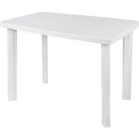 Spetebo Gartentisch Kunststoff Gartentisch 100 x 72 cm (Stück, 1-St., Stück), Campingtisch rechteckig im klassischen Design